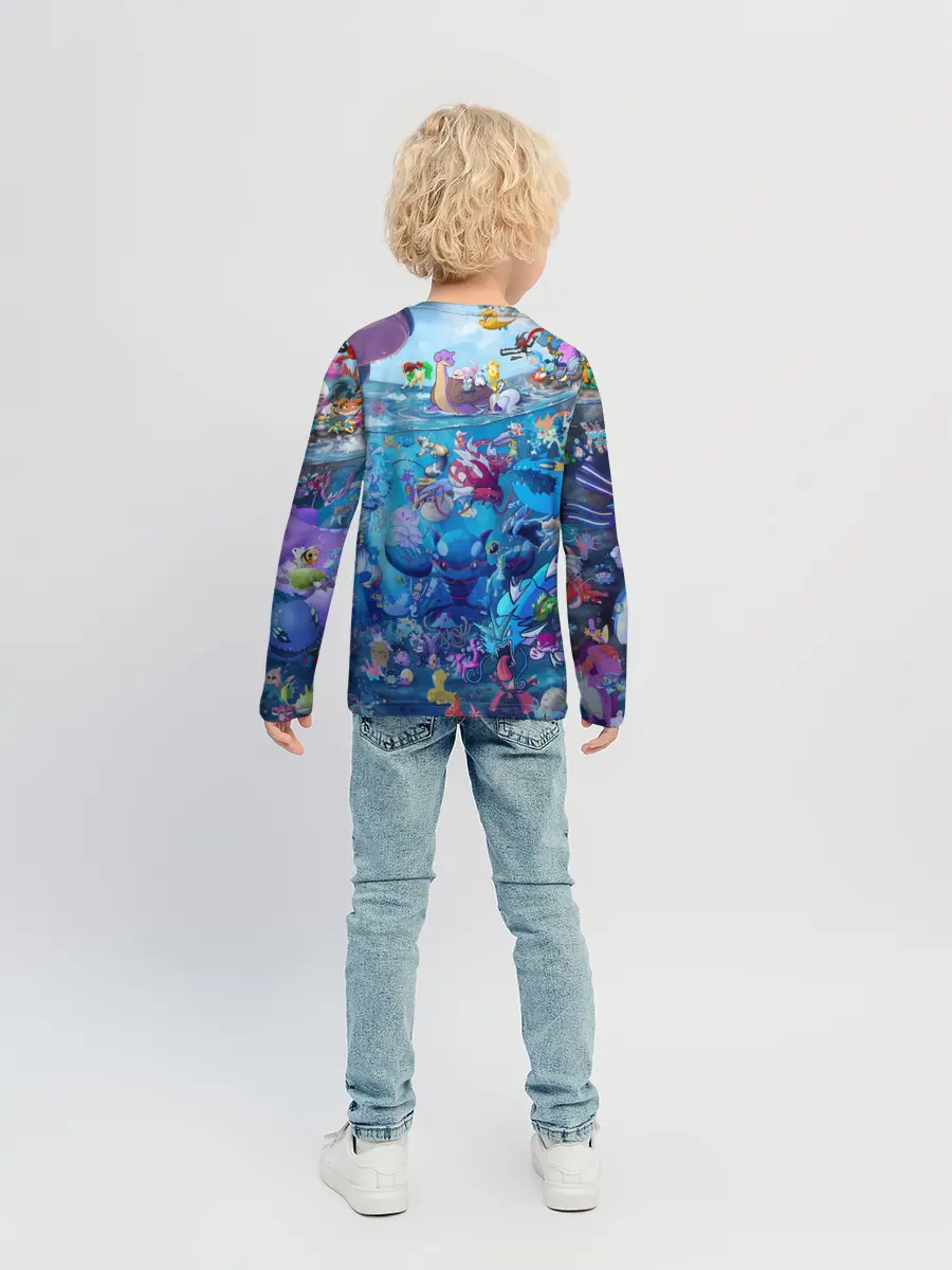 Детский лонгслив / Покемон 2000