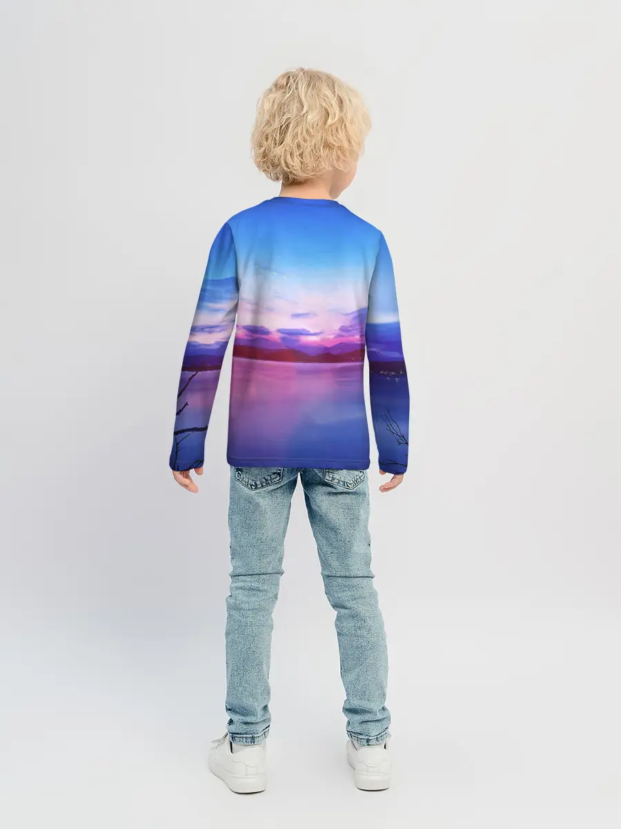 Детский лонгслив / Anime Sunset
