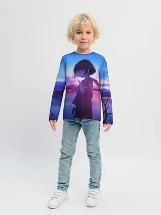 Детский лонгслив / Anime Sunset
