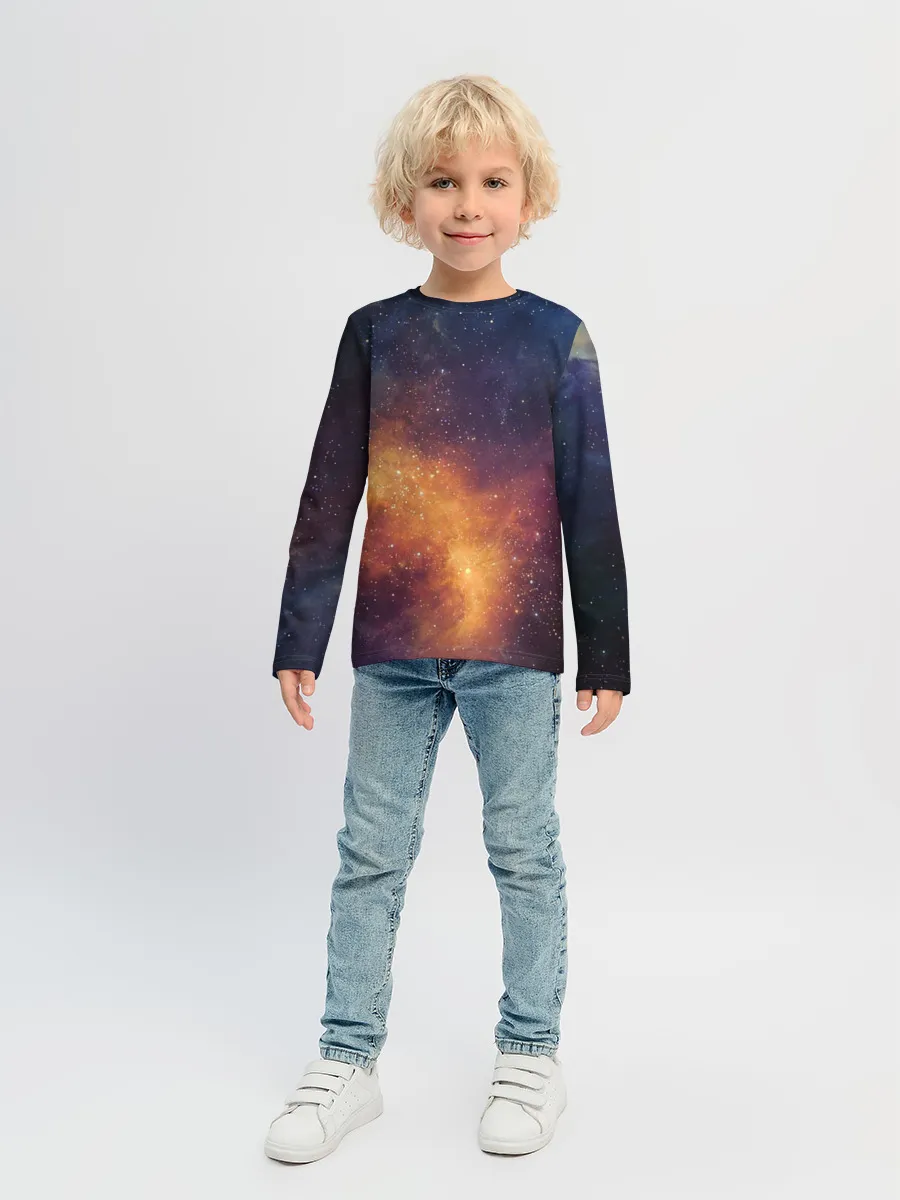 Детский лонгслив / Космос