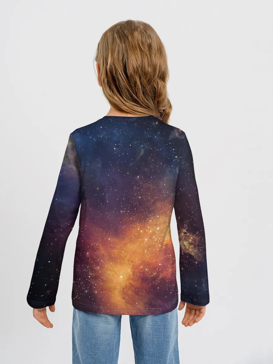 Детский лонгслив / Космос
