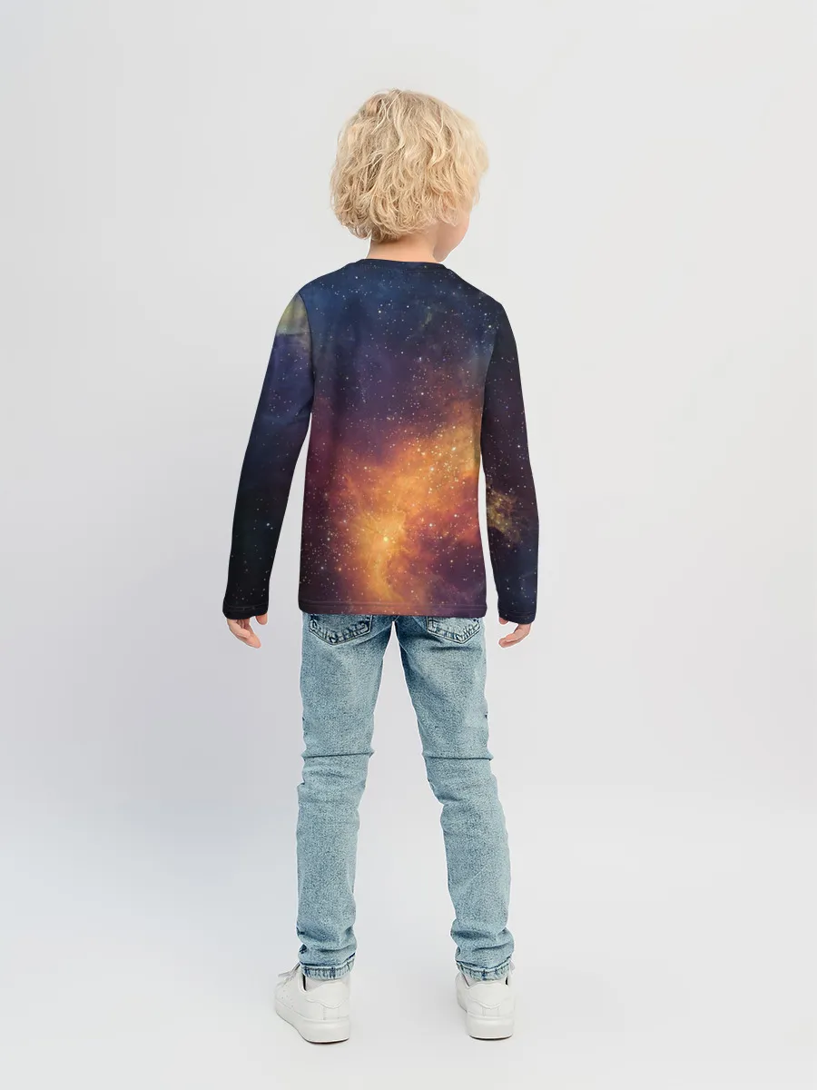 Детский лонгслив / Космос