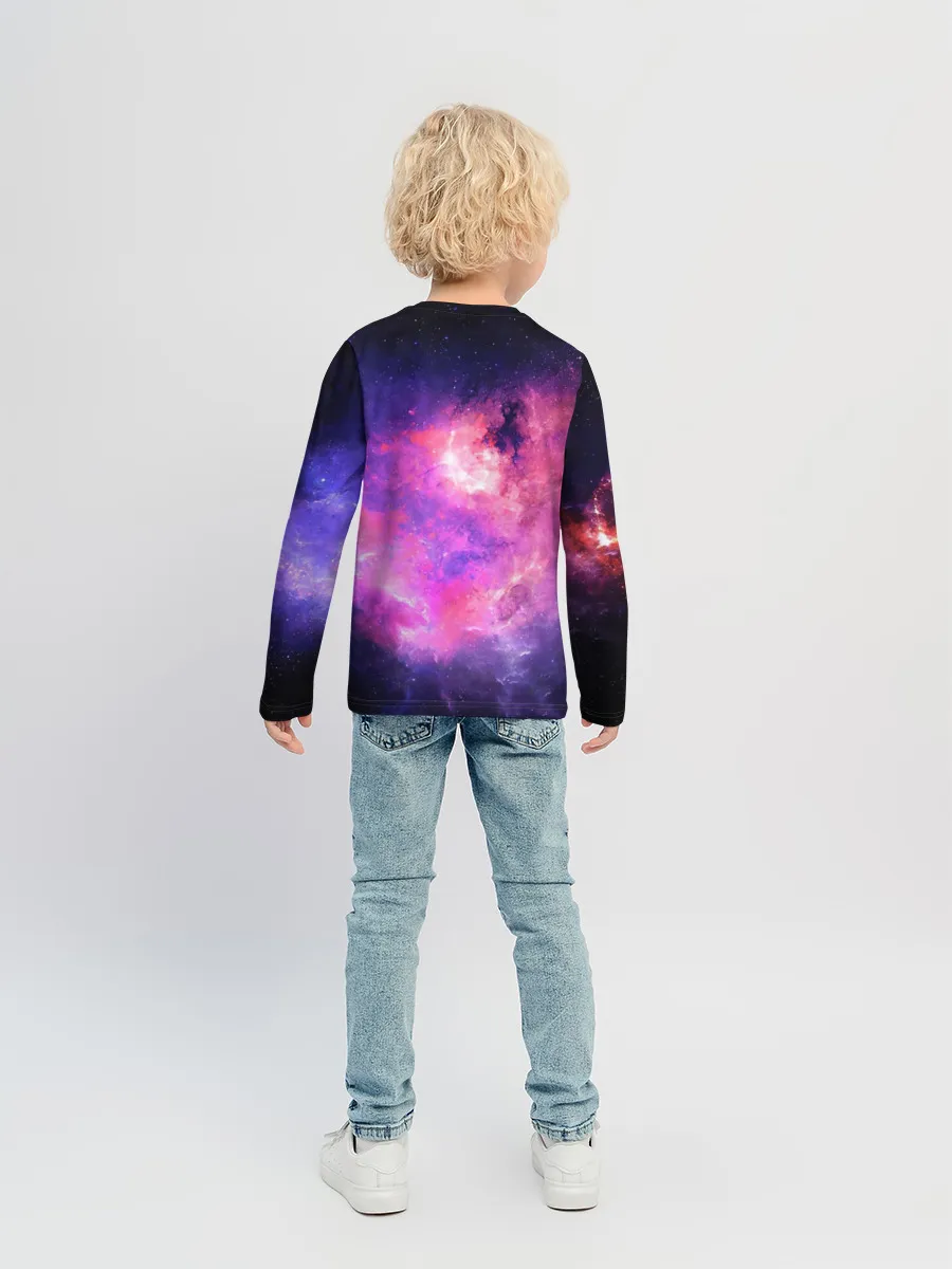 Детский лонгслив / Космос