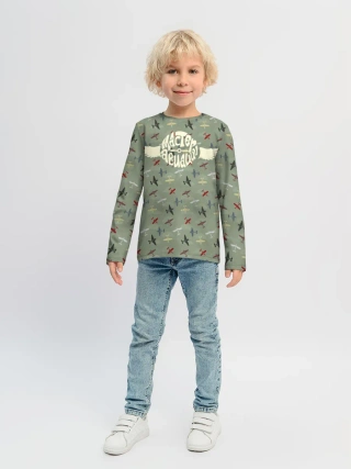 Детский лонгслив / Авиация
