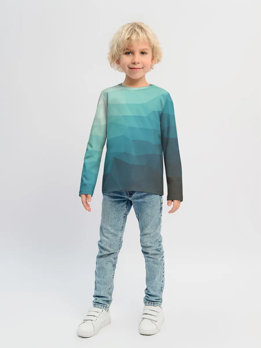 Детский лонгслив / Геометрия