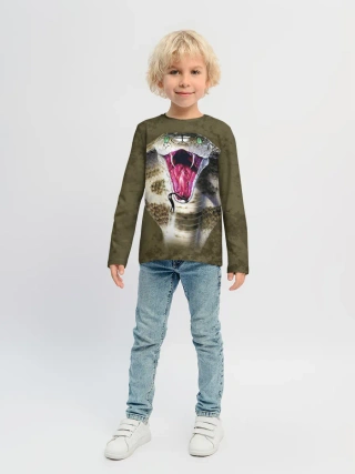 Детский лонгслив / Кобра