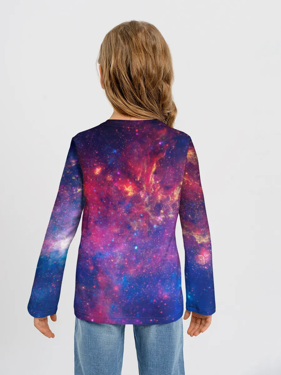 Детский лонгслив / Космос