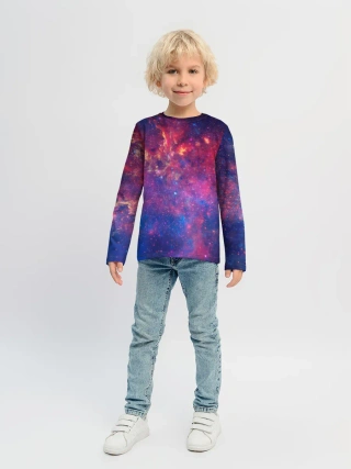 Детский лонгслив / Космос