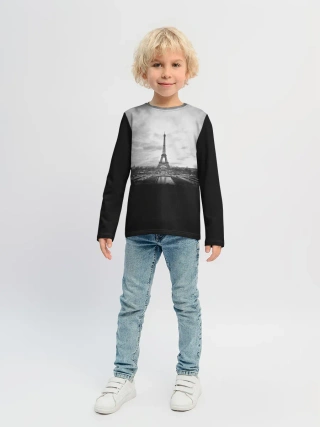 Детский лонгслив / Париж