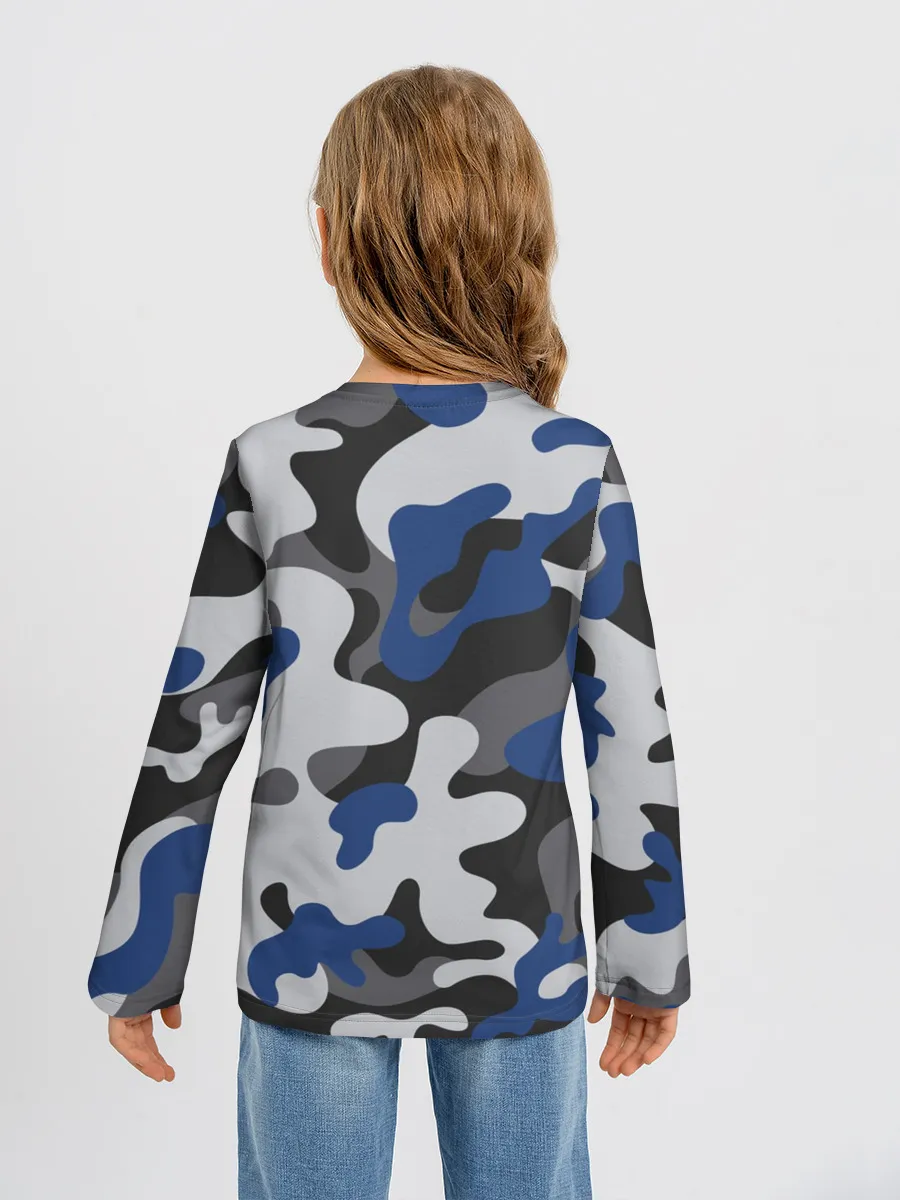 Детский лонгслив / Камуфляж