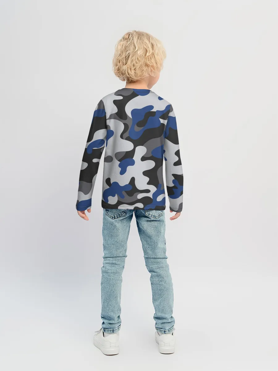 Детский лонгслив / Камуфляж