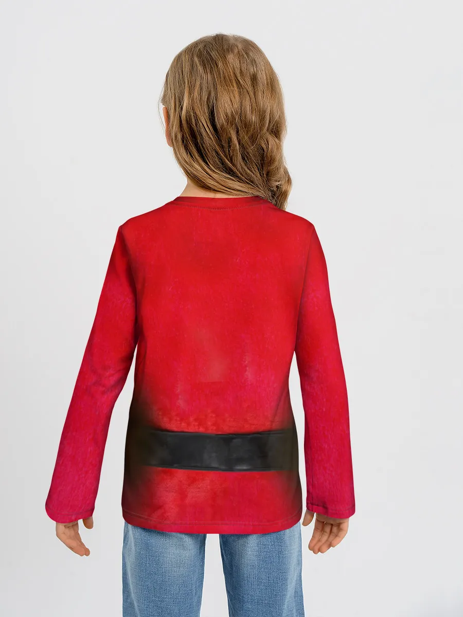 Детский лонгслив / Дед мороз