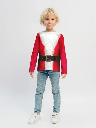 Детский лонгслив / Дед мороз