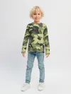 Детский лонгслив / Камуфляж Хаки