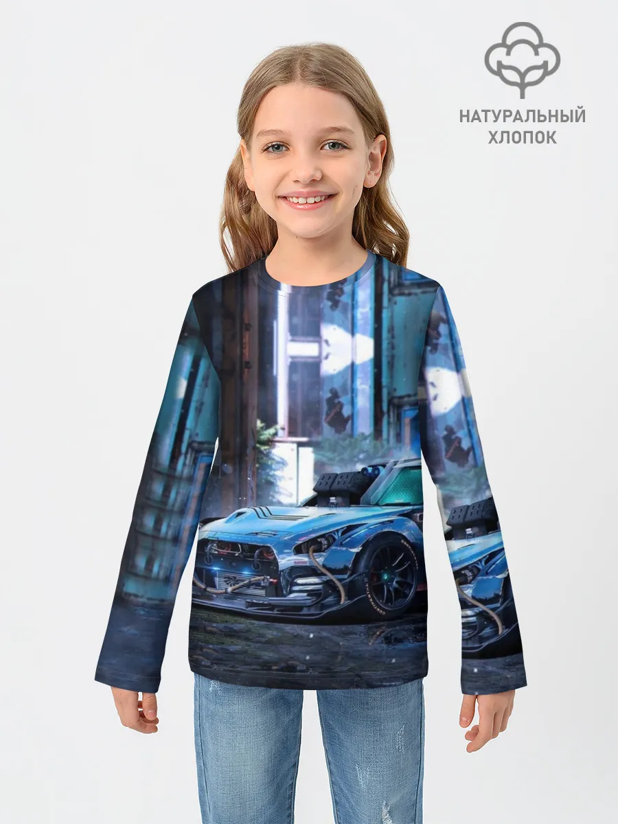 Детский лонгслив / Nissan GTR R35