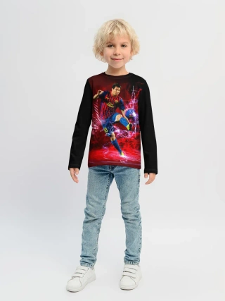 Детский лонгслив / Messi