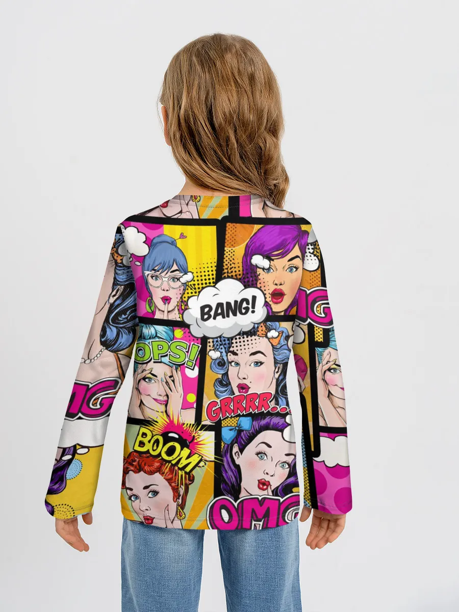 Детский лонгслив / POP ART