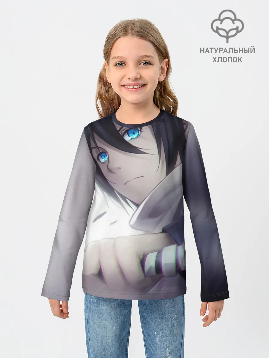 Детский лонгслив / Ято с мечом. БЕЗДОМНЫЙ БОГ