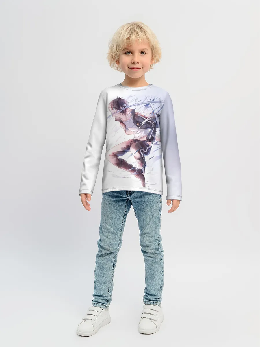 Детский лонгслив / Летающий Ябоку