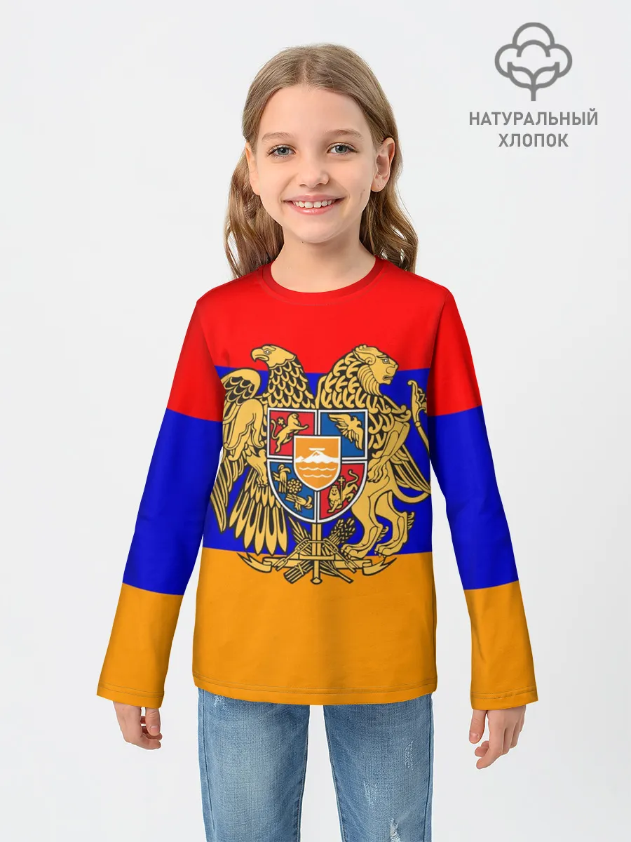Детский лонгслив / Герб и флаг Армении
