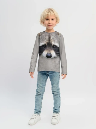 Детский лонгслив / Енот