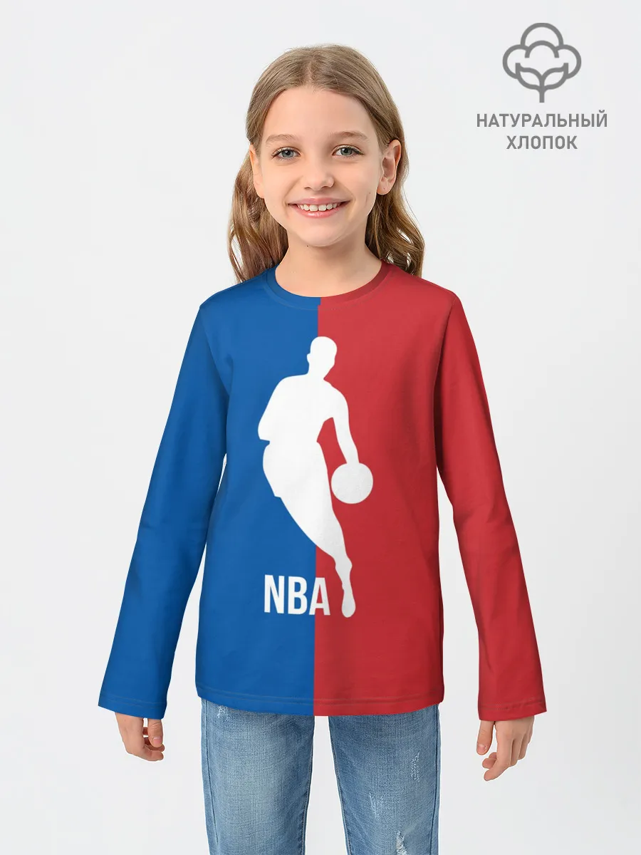 Детский лонгслив / Эмблема NBA