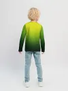 Детский лонгслив / Зелёная текстура
