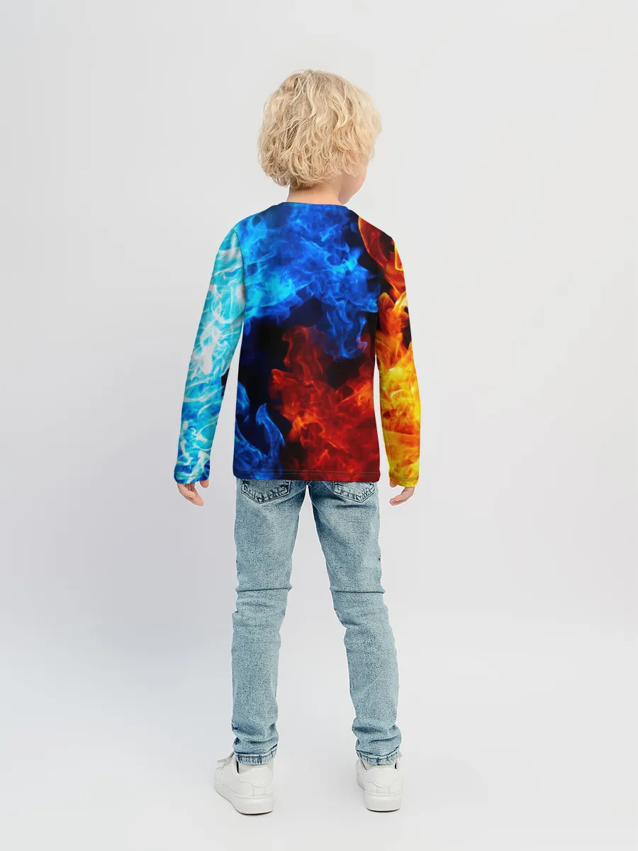 Детский лонгслив / Битва огней