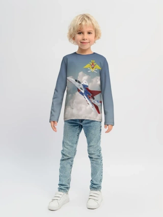 Детский лонгслив / Самолёт
