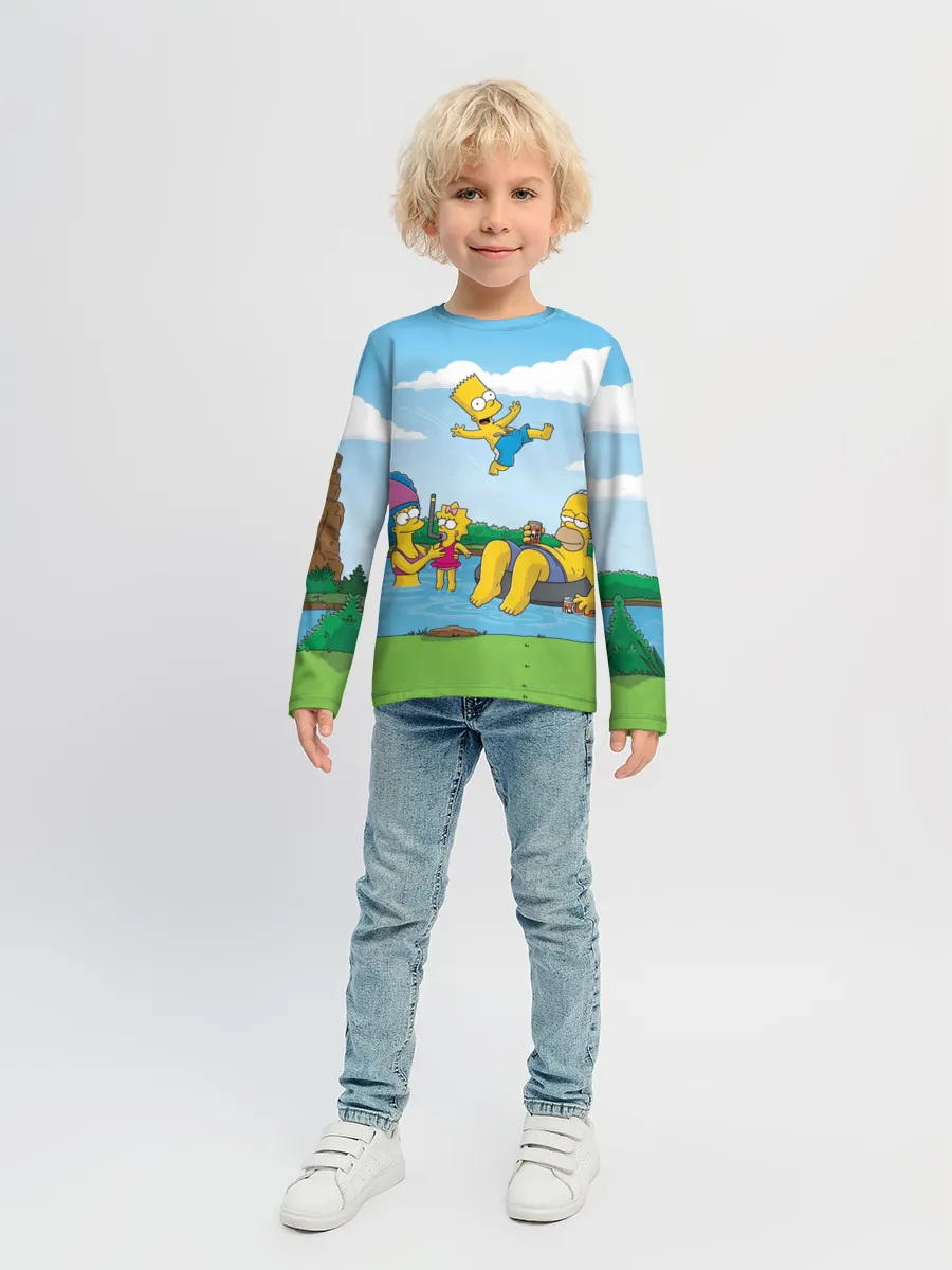Детский лонгслив / The simpsons