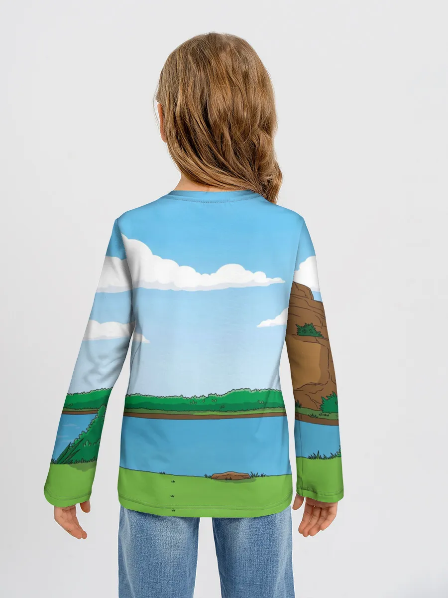 Детский лонгслив / The simpsons