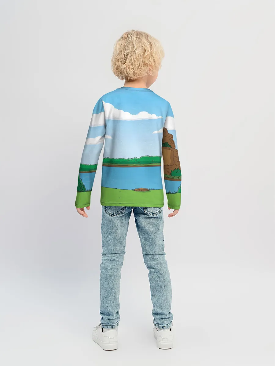 Детский лонгслив / The simpsons