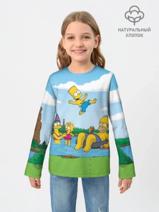 Детский лонгслив / The simpsons