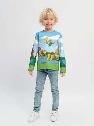 Детский лонгслив / The simpsons