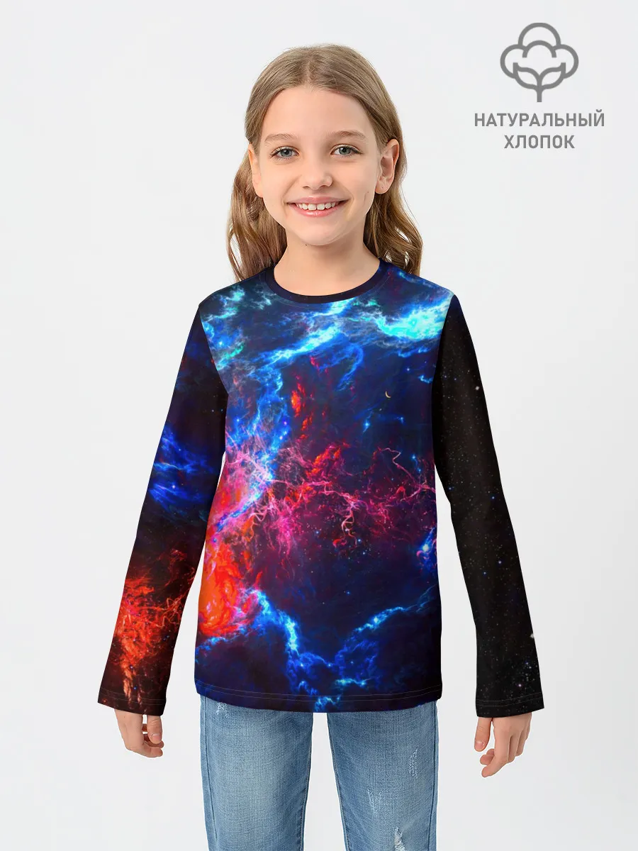 Детский лонгслив / Космос
