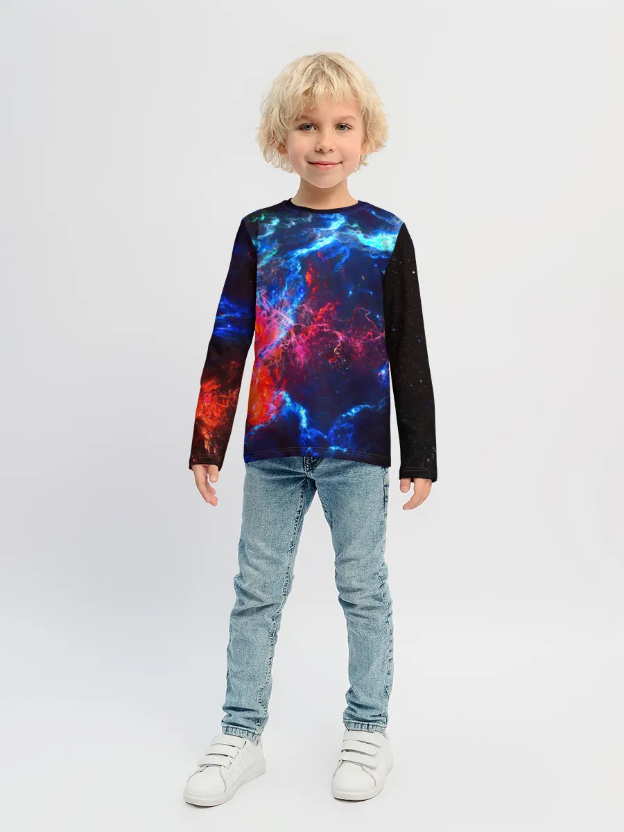Детский лонгслив / Космос