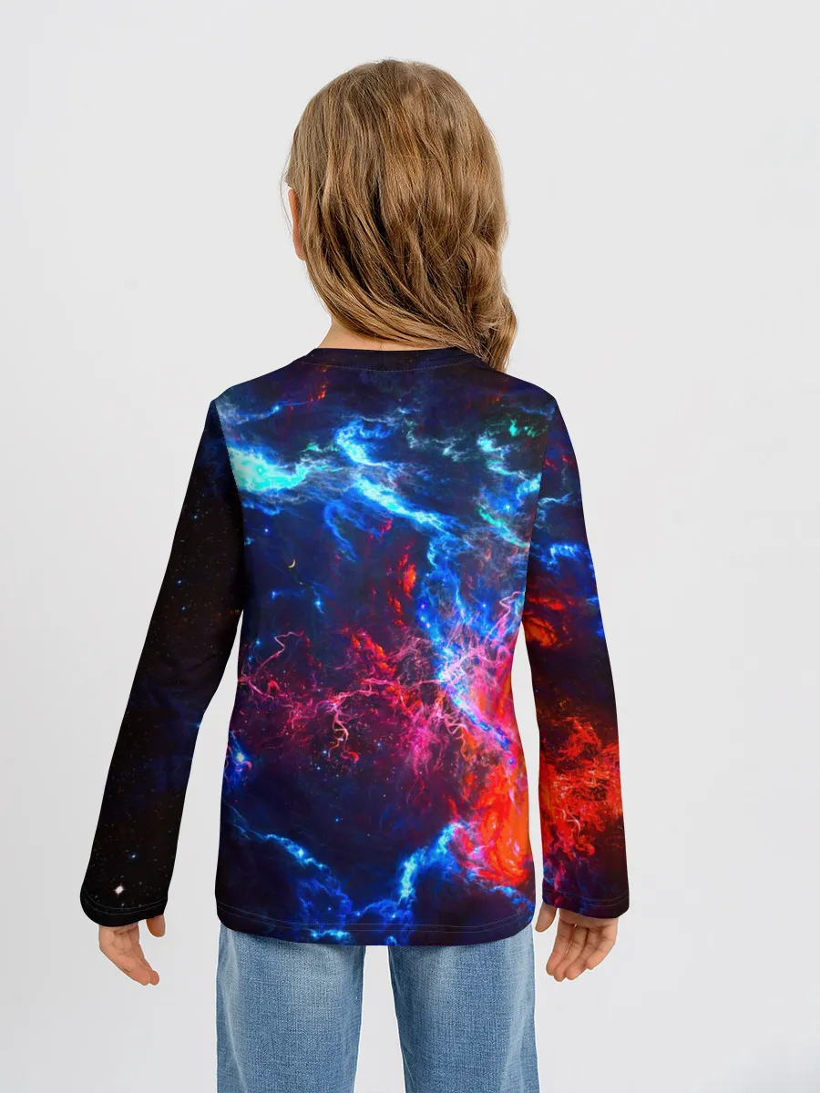 Детский лонгслив / Космос