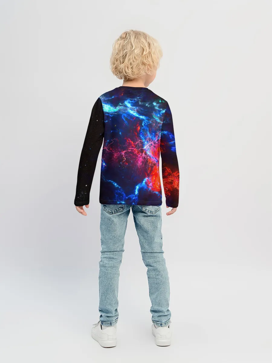 Детский лонгслив / Космос