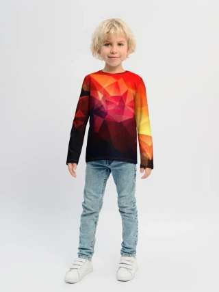 Детский лонгслив / Абстракция