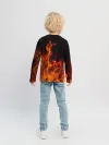 Детский лонгслив / Огонь