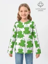 Детский лонгслив / Лягушки