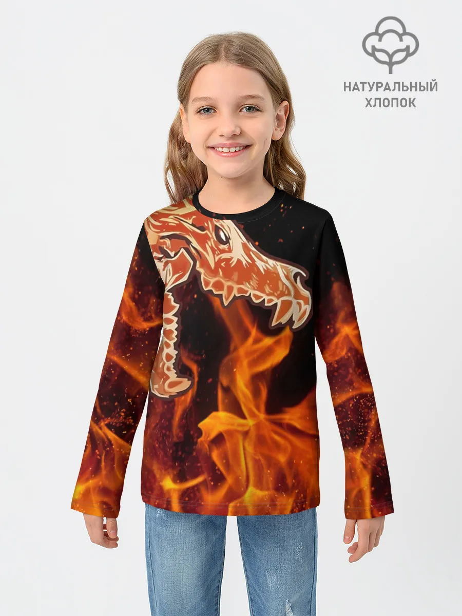 Детский лонгслив / Вой