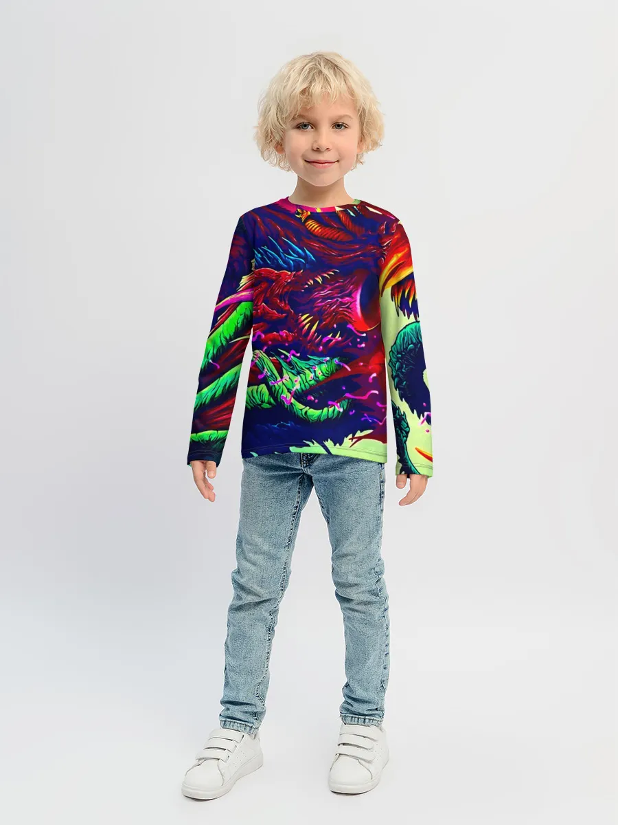Детский лонгслив / Hyper beast