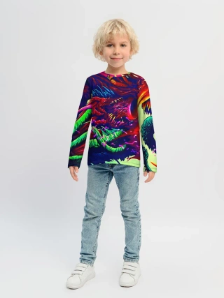 Детский лонгслив / Hyper beast