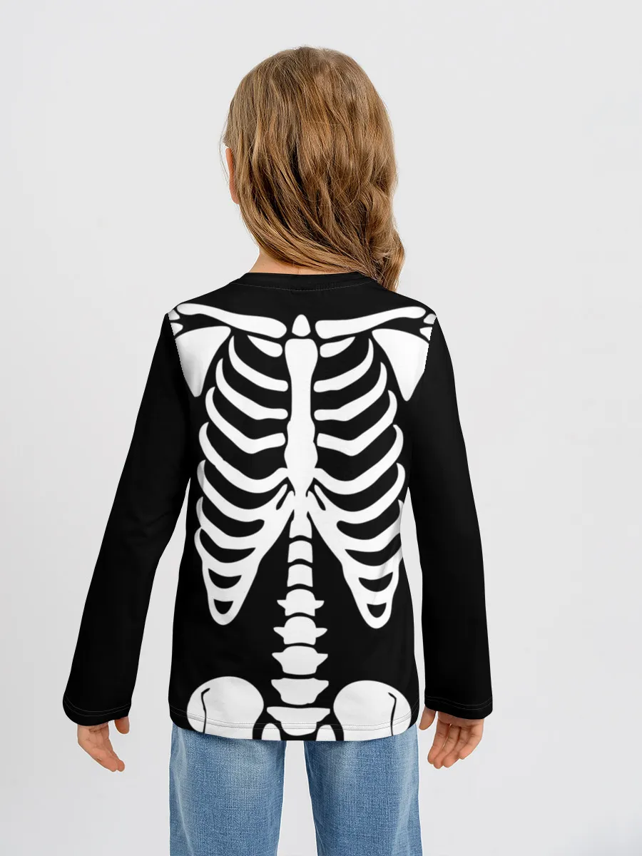 Детский лонгслив / Скелет