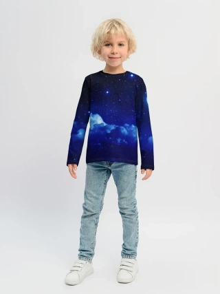 Детский лонгслив / Звёздное небо