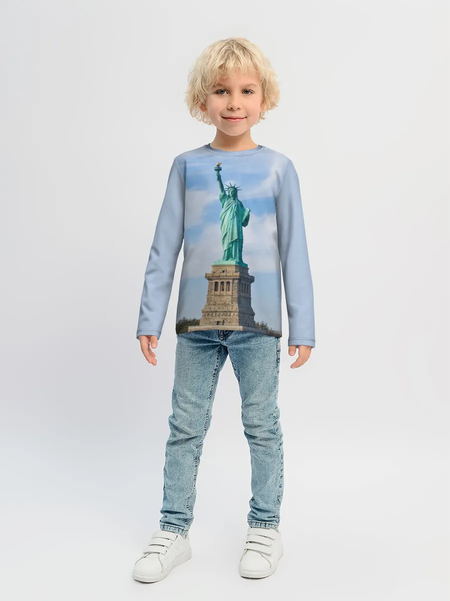 Детский лонгслив / Статуя свободы