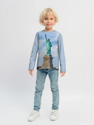 Детский лонгслив / Статуя свободы