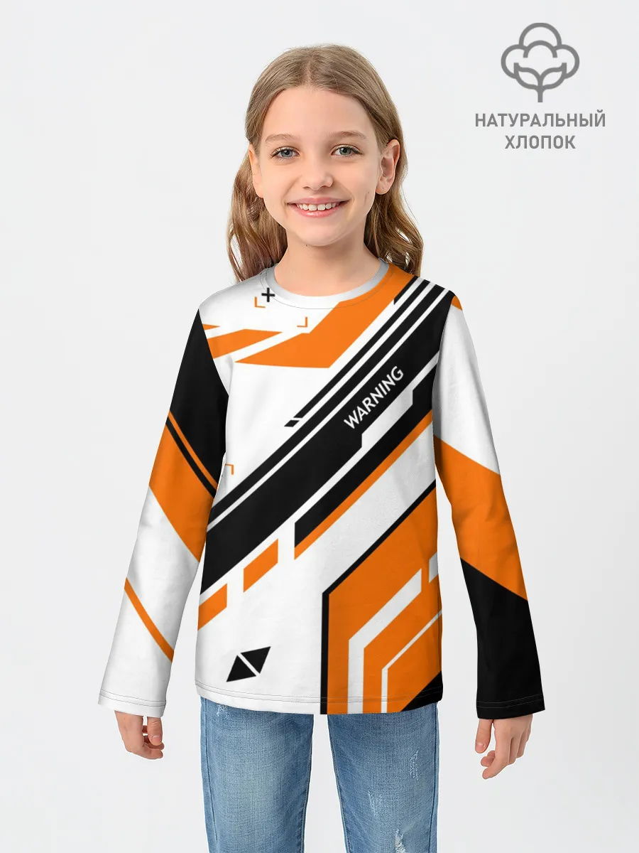 Детский лонгслив / cs:go - Asiimov P90 Style