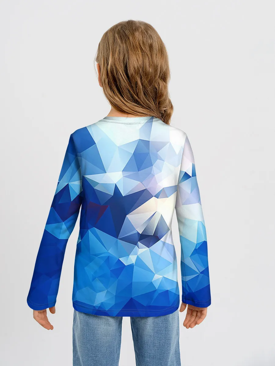 Детский лонгслив / Абстракция